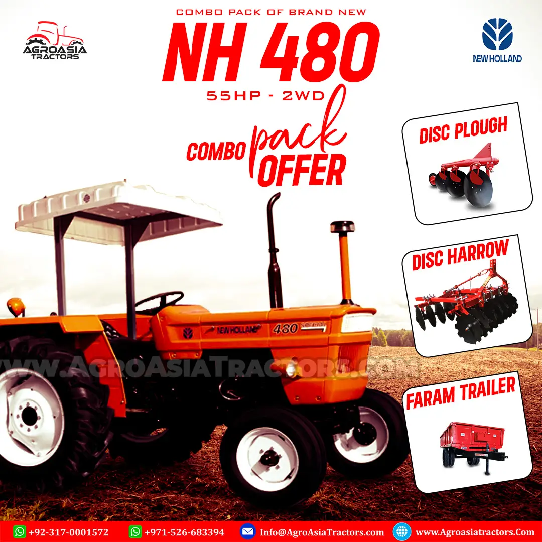 New Holland NH 480 2WD for sale in nigeria by agroasiatractors