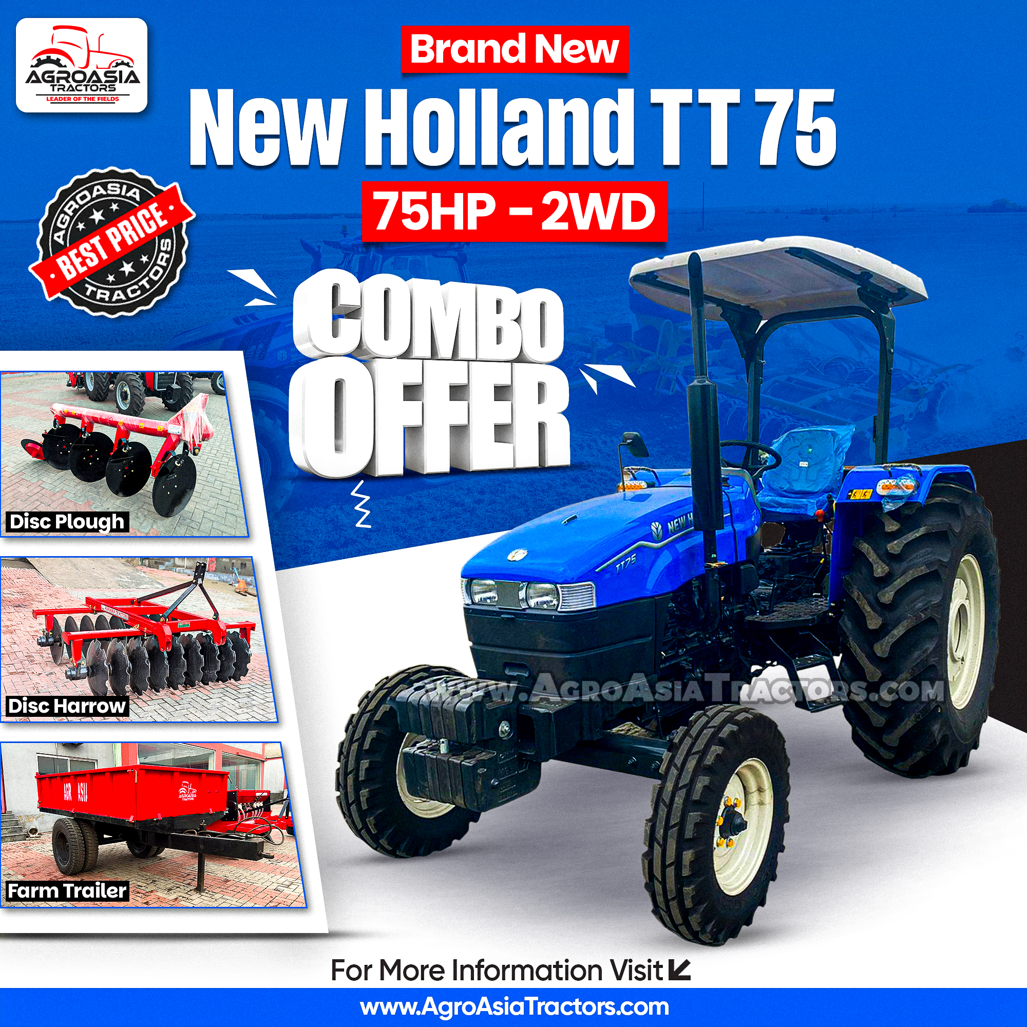 New Holland TT75 for sale